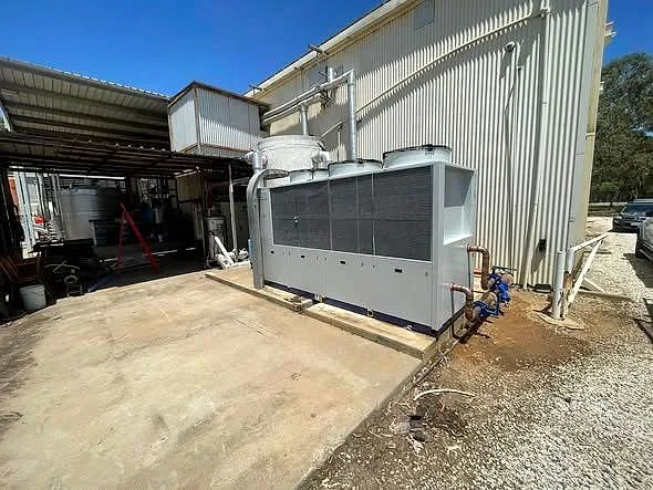 Outdoor evaporative cooling units installed by Classic Air and Mechanical Services in Adelaide
